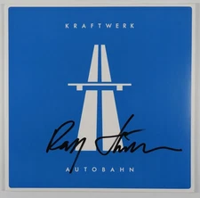 Kraftwerk Ralf Hutter JSA Signed Autograph Record Album Autobahn Hütter