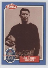 1988 Swell Football Greats Hall of Fame Jim Thorpe #114 HOF 18wa