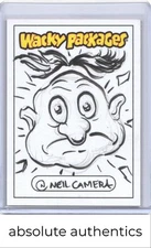 2025 Wacky Packages Neil Camera 1/1 Sketch