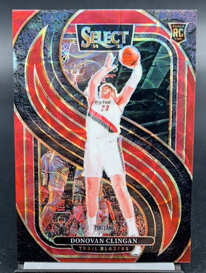 Donovan Clingan 2024-25 Panini Select 056/249 Red Choice Permier Level RC  #199