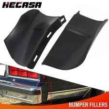 Fit For 1986-1990 Chevrolet Caprice Impala Pair Bumper Fillers Rear ABS Filler