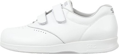 SAS Women's Me Too Adjustable Comfort Shoe White US 8.5 WIDE