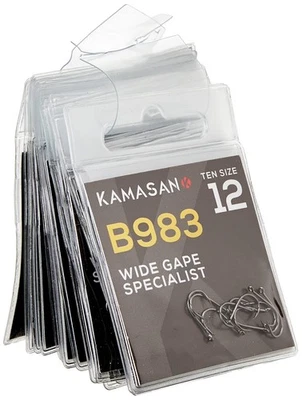 Kamasan Kamasan Eyed Hook B983 sz12 10x20pack - Bild 1 von 3