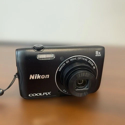 Nikon Coolpix A300 Digital Camera 20.1 MP 8x Optical Zoom  Built-in Wi-Fi Black - Picture 10 of 10