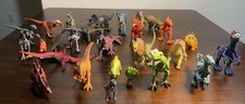 27 Dinosaur Toys Figures Mixed Lot Rubber Hard Plastic Various Species Moveable