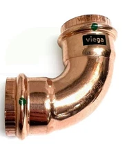 3/4" VIEGA COPPER PROPRESS ELBOW FITTING LOT OF 100..ALL NEW IN BAGS.
