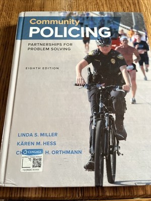 Community Policing - Partnerships for Problem Solving 8th Ed. Miller - Excellent