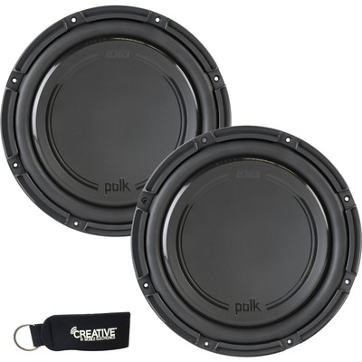 Polk Audio -Two DB1242DVC 12'' Dual 4 Ohm Voice Coil Sub Marine Certified