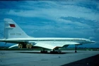 U166  CCCP-77110  AEROFLOT TU-144  DUPE KODAK   SLIDE