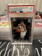 Panini 2017-18 Donruss Optic Giannis Antetokounmpo #81 PSA 9