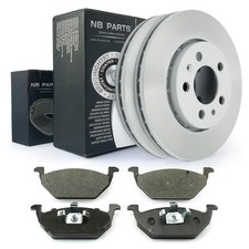 Bremsscheiben Bremsbeläge 256mm belüftet vorne für VW Polo 9N 9A4 Van 6R
