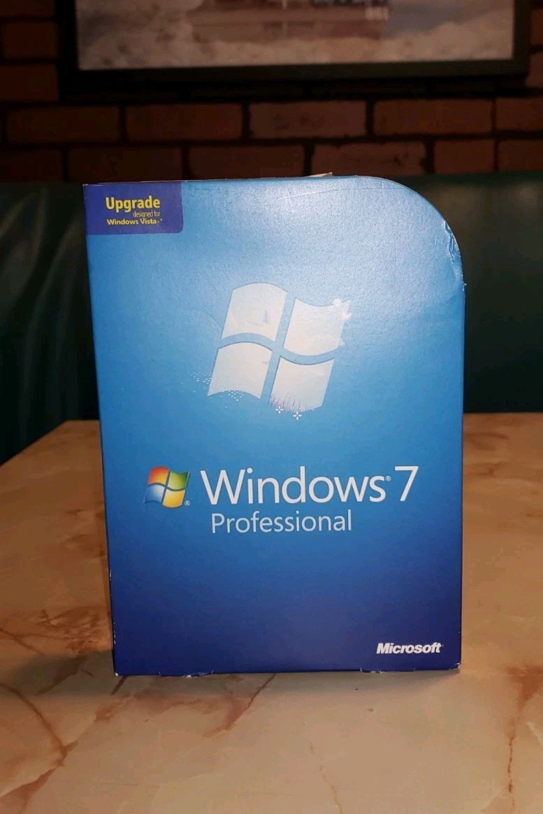 Windows 7 Professional Upgrade FQC-00130 (only 1 Disc 32 Bit) With KEY