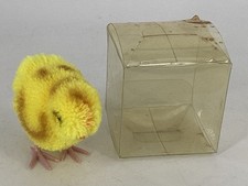 Steiff Yellow bird chick miniature wool button flag Germany 2. 7260/06