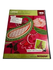Bernini OESD Lilified USB Embroidery Designs Paisley Flowers & Alphabet Letters