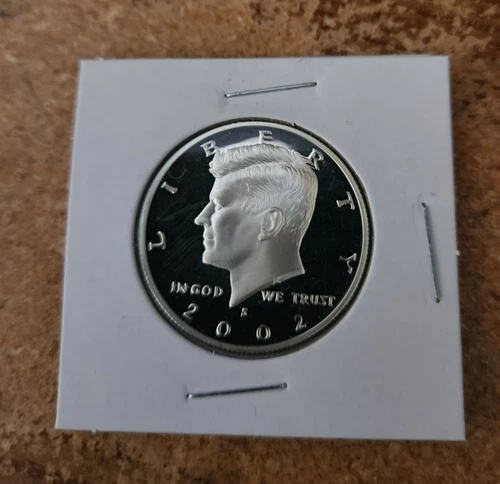 2002 s 90% silver proof Kennedy half dollar