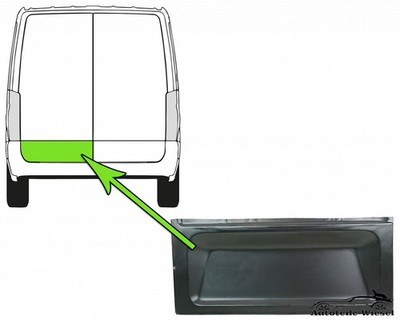 Reparaturblech Tür Verzinkt Links für Ford Transit E T Tourneo 85-00
