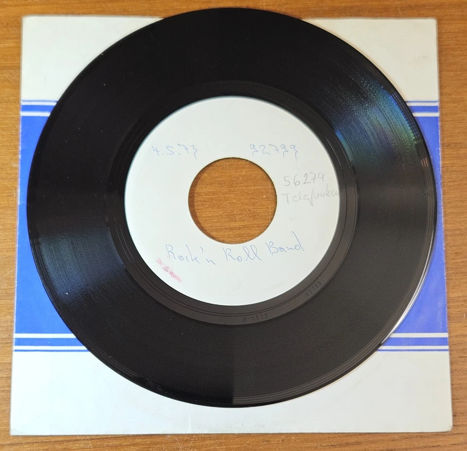 UDO LINDENBERG "Rock'n Roll Band" rare 1973 WL TEST 7" 45 KRAUT ROCK Telefunken - Bild 3 von 3