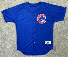Kosuke Fukudome Jersey Men's Size 54 Blue #1 Chicago Cubs Majestic Baseball MLB