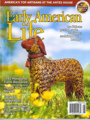 Early American Life Mag August 2023 Suspect Vegetables Fairmount Water Works