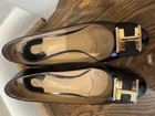 SALVATORE FERRAGAMO BLACK HEELS SHOES Sz 7.5 — photo 8