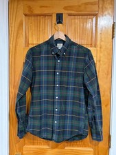 J.Crew Plaid Oxford Shirt Slim Untucked 100 Cotton Button Down Men  s Small