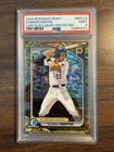2024 Bowman Draft Chrome Konnor Griffin BDC-22 Yellow Lunar Crater Refractor /75