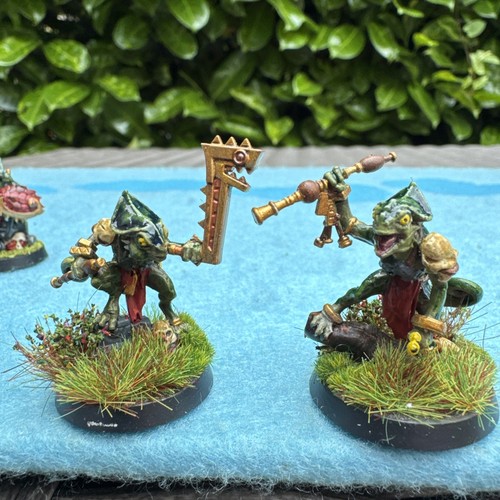 10 Hunters of Huanchi + 3 terrawing + cards Warhammer warcry Seraphon Painted - Picture 5 of 23