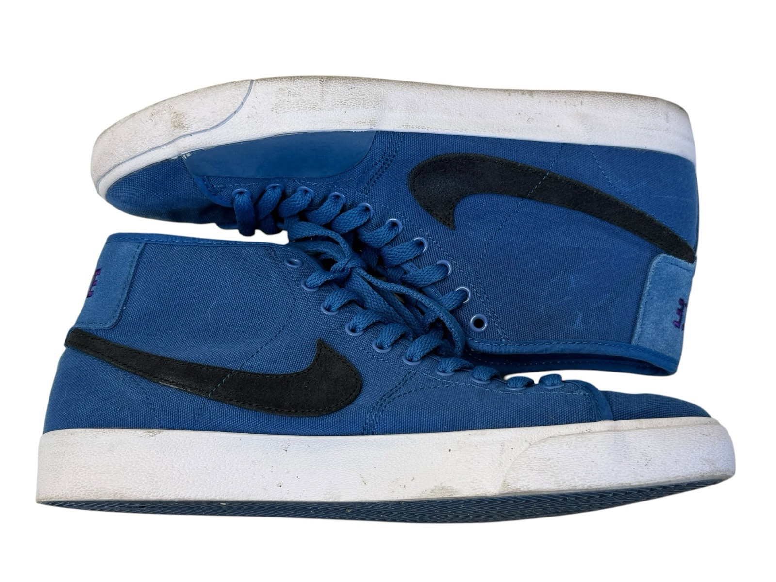 SAOLA Scarpe da skate NIKE SB Blazer Court Mid Top Premium da uomo taglia 10 5 blu marina royal