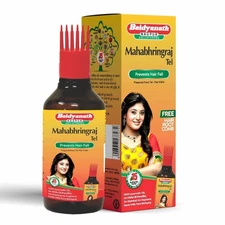 Baidyanath Mahabhringraj Tel Ayurvedic Hair Oil No Added Chemicals 