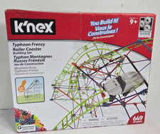 K’NEX Typhoon Frenzy Roller Coaster Set 51438 2-in-1 STEM Building Toy 640+ Piec