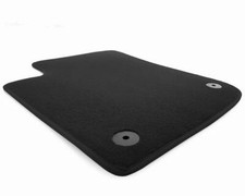 NEU Fahrermatte für Peugeot 208 2012> Fußmatte Velours Fahrerseite Matte Schwarz