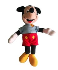 Vintage 1988 DISNEY Talking Mickey Mouse PULL STRING PLAYSKOOL 22" PLUSH 70488
