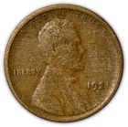 1921-S Lincoln Wheat Cent Extremely Fine XF Coin #1126