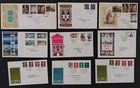 Great Value Collection of 9 old British First Day Covers FDC's from 1968 Lot#151