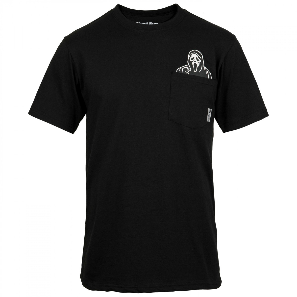 Scream Ghostface Pulldown Pocket T-Shirt Black | eBay