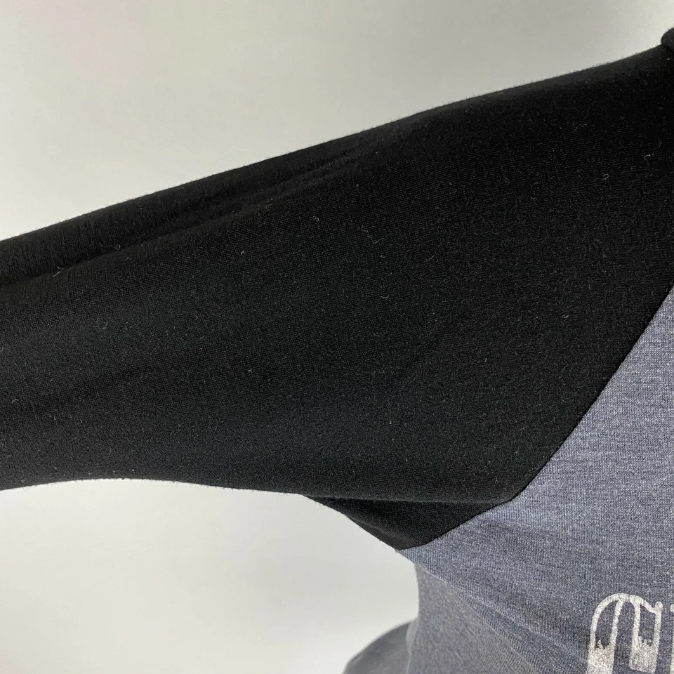 Guns N' Roses Juniors M Skull Graphic Raglan Tee Top Viscose Poly Rock Music - Image 4 of 4