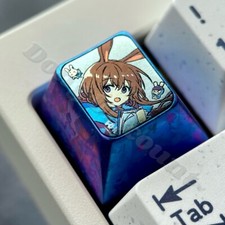 Arknights Amiya Titanium Alloy Keyboard Cap Kforce Game Cosplay Colours Keycap