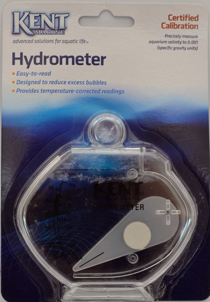 KENT MARINE HYDROMETER REEF AQUARIUM SALT WATER READER