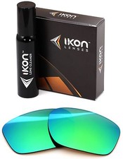 Polarized IKON Replacement Lenses For Oakley SLIVER XL OO9341 Emerald Mirror
