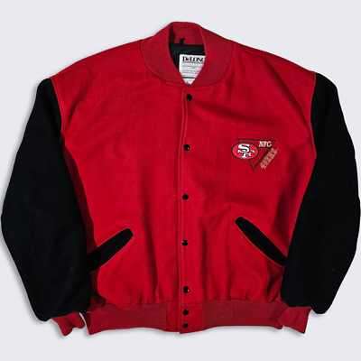 San Francisco 49ers Vintage 90s DeLong Varsity Jacket - NFL