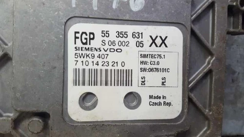 55355631 Centralina Motore per OPEL VECTRA C BERLINA Cosmo 2006 1596296 - Foto 3 di 10