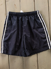Lands End XL 16 Navy Shorts Uniform Big Kid Unisex Drawstring Elastic Mesh Lined