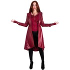 Women Witch Scarlet Cosplay Costume Jacket Outfit with Gloves Vest