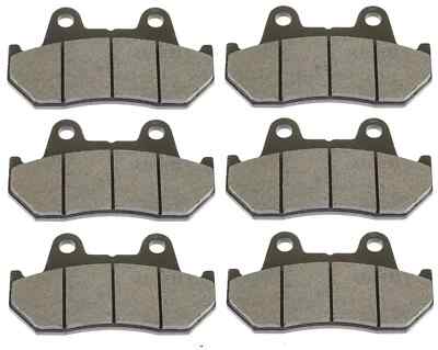 Front + Rear Brake Pads for Honda GL1200I Gold Wing 1200 Interstate 1984-1987