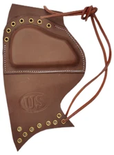 U.S. Garand Leather Sniper Cheek Pad- BROWN