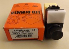 RELCO rp0953 Regolatore Dimmer varialuce rotella LED 160W Bticino Living Nero