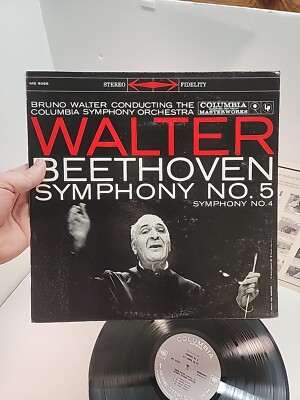 米LP Bruno Walter, Columbia Symphony Orchestra Beethoven: Symphony No. 5 ・ Symphony No. 4 MS6055 COLUMBIA MASTERWORKS /00260 Bruno Walter - Beethoven Symphony 5 & 4 Columbia MS 6055