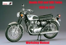 HONDA 450 & 500 TWINS 1965 to 1977 WORKSHOP MANUAL - PDF Files