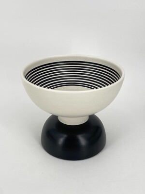 * KERAMIK SCHALE ALZATA BITOSSI ETTORE SOTTSASS 1986 ITALY DESIGN
