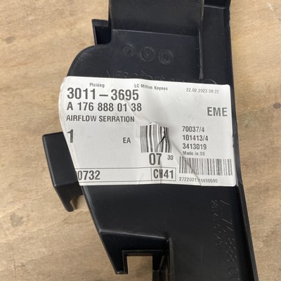 Genuine MERCEDES a Class Left Radiator Air Flow Guide A1768880138 